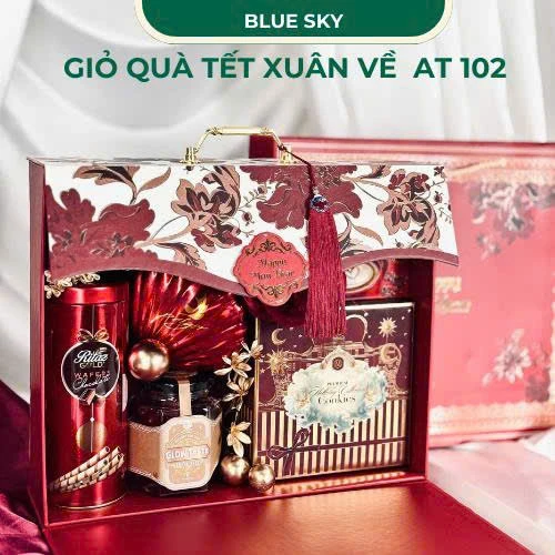Giỏ quà Tết xuân về AT102