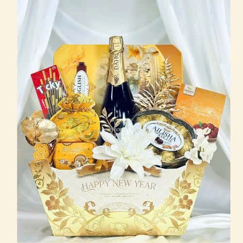 Giỏ quà thuyền bình an