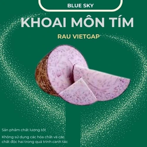 Khoai môn tím