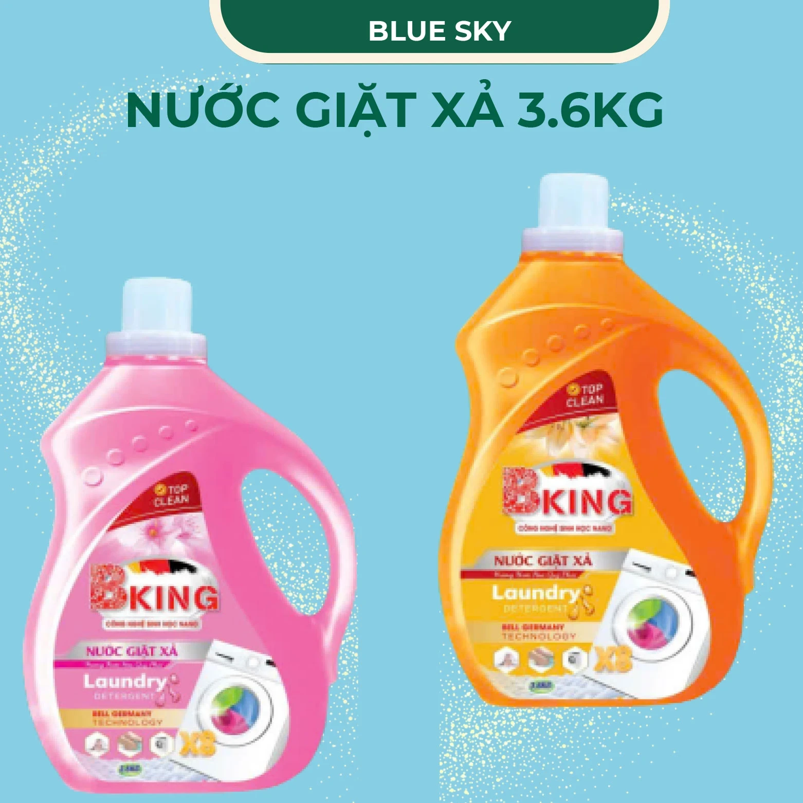 Nước giặt xả 3.6kg